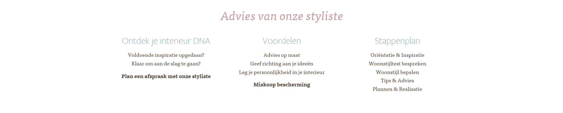 Advies van styliste Vloerenland