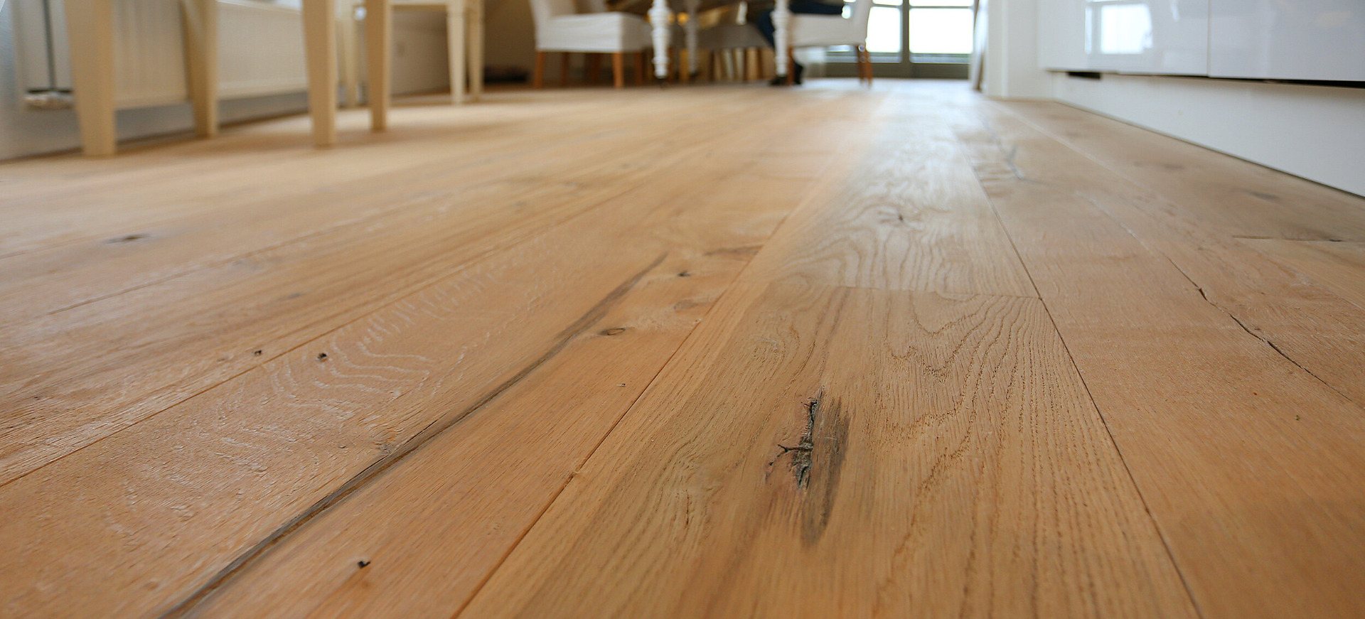 Legpatroon met plankmotief houten vloer 